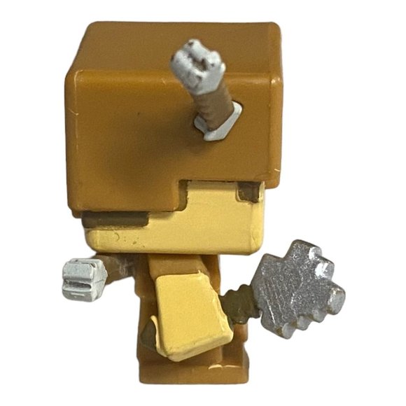 Mattel Minecraft - STEVE Damaged Armor - Mini-Figures - Series 4 - Obsidian - Picture 4 of 9